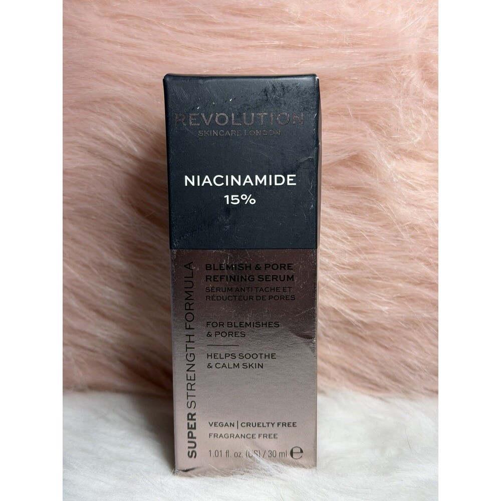 Revolution 15% Niacinamide Serum 30ml • Blemish & Pore Refining • Zinc PCA • NEW
